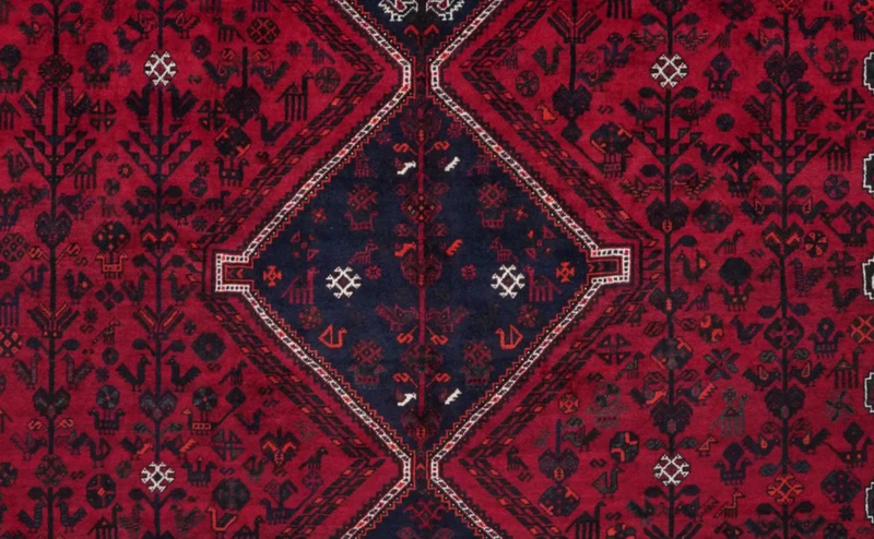 Gashgai · Handgeknüpft – Rot, 393x310 cm