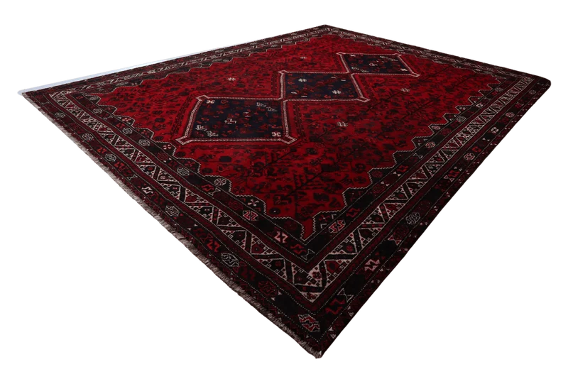 Gashgai · Handgeknüpft – Rot, 393x310 cm