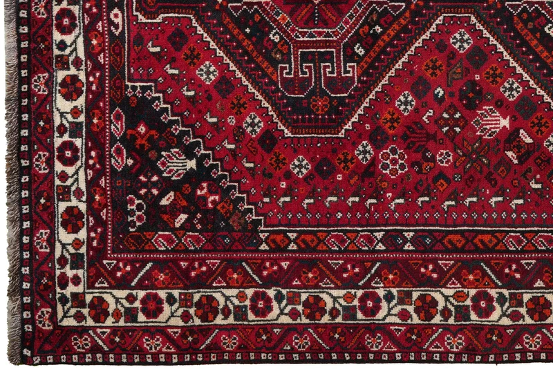 Gashgai · Handgeknüpft – Rot, 207x166 cm