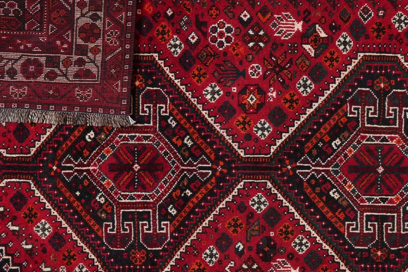 Gashgai · Handgeknüpft – Rot, 207x166 cm