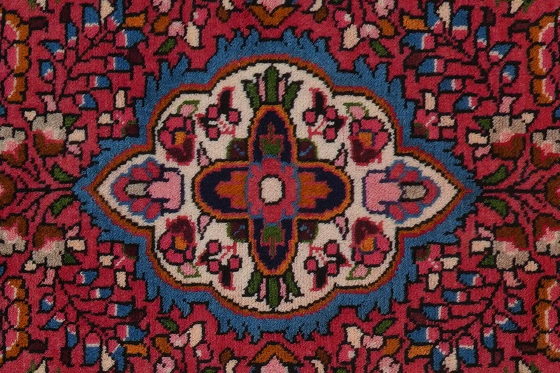 Lilian · Handgeknüpft – Rot, 124x72 cm