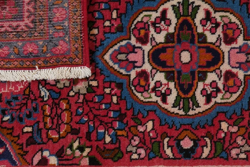 Lilian · Handgeknüpft – Rot, 124x72 cm