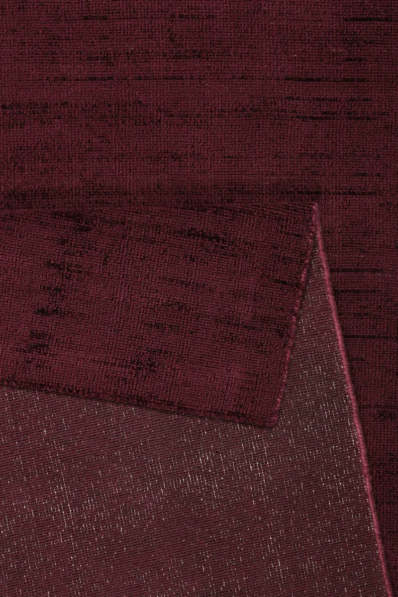 Esprit Kurzflor Teppich Bordeaux Rot "Gil"