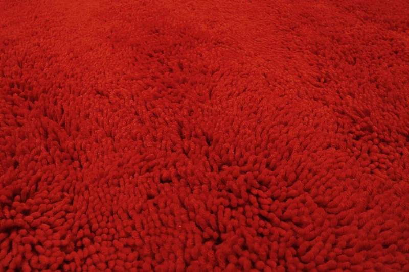 Esprit Wollteppich Shaggy Rot Hochflor "Seattle Shag"