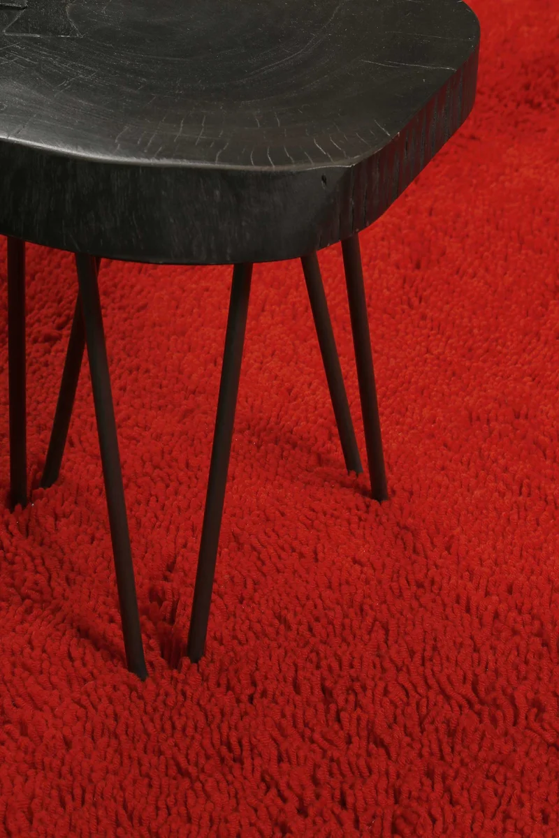 Esprit Wollteppich Shaggy Rot Hochflor "Seattle Shag"