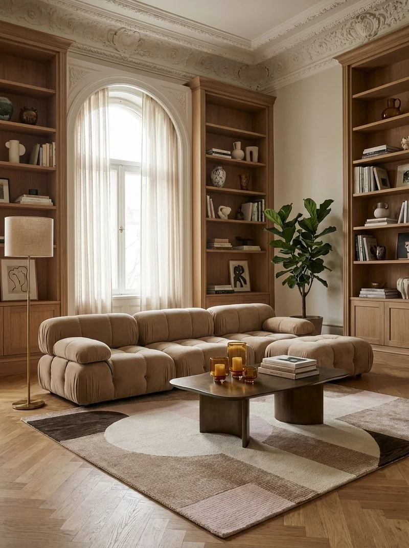 Chocolate Camouflage · Handgetuftet – Beige, 230x160 cm