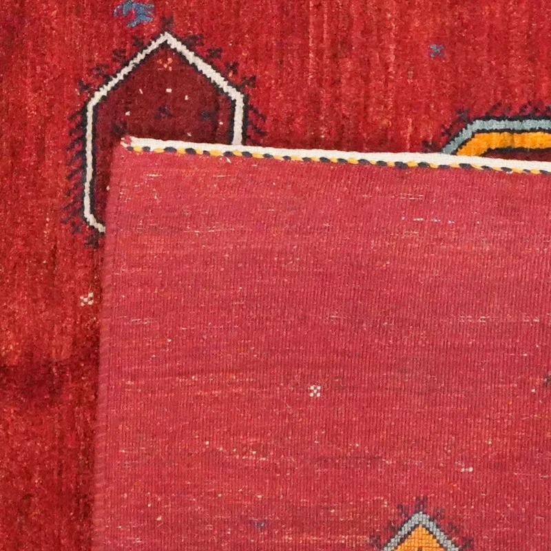 Rizbaf · Handgeknüpft – Rot, 197x201 cm