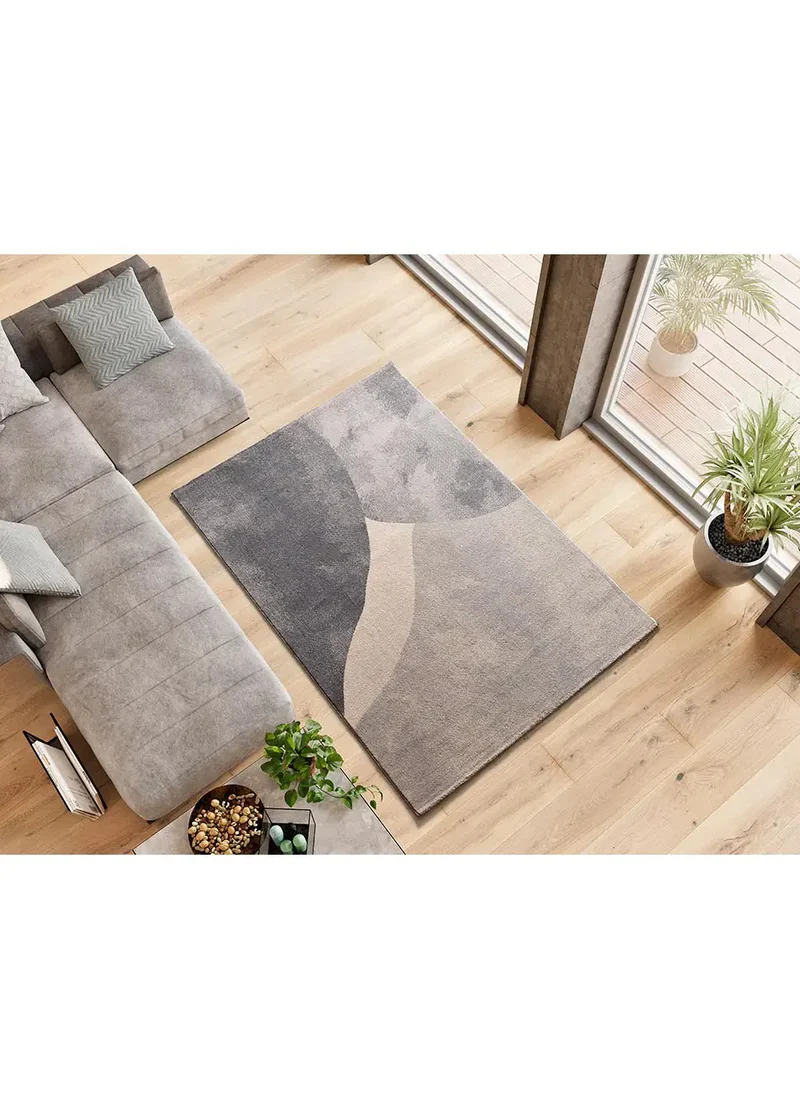 Alfombra con formas orgánicas Monic 12803 Gris