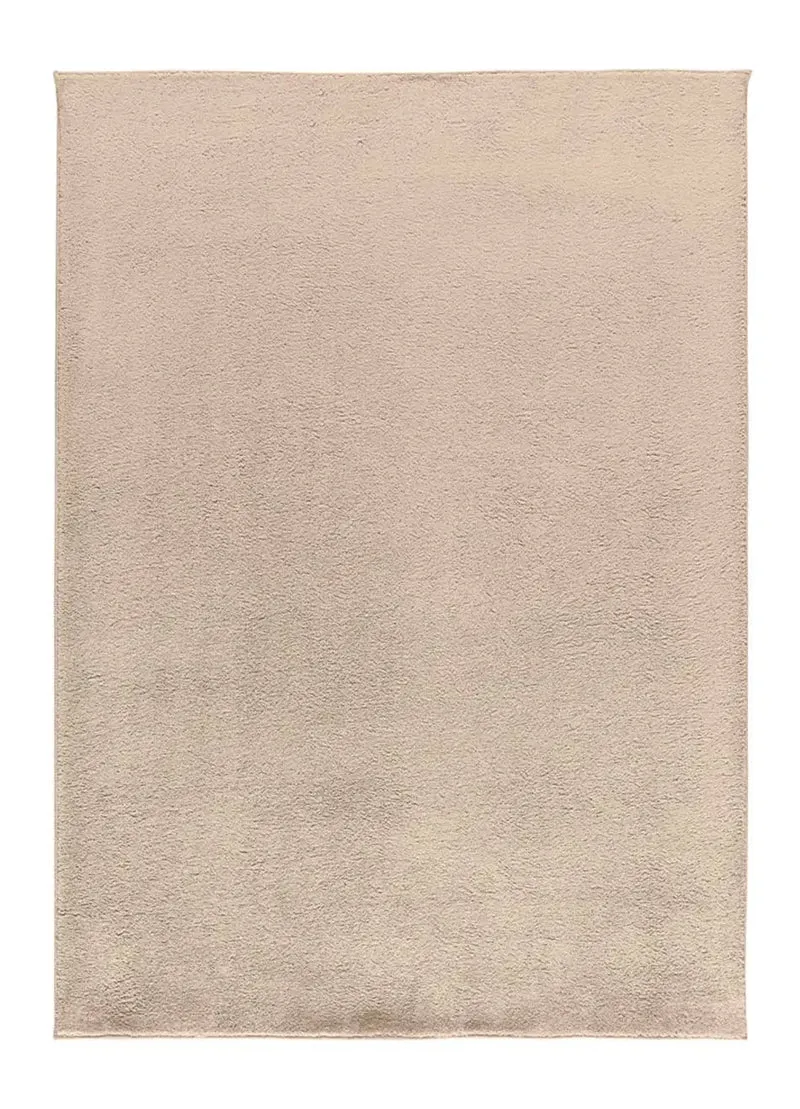Alfombra lavable de microfibra Coraline Liso Beige