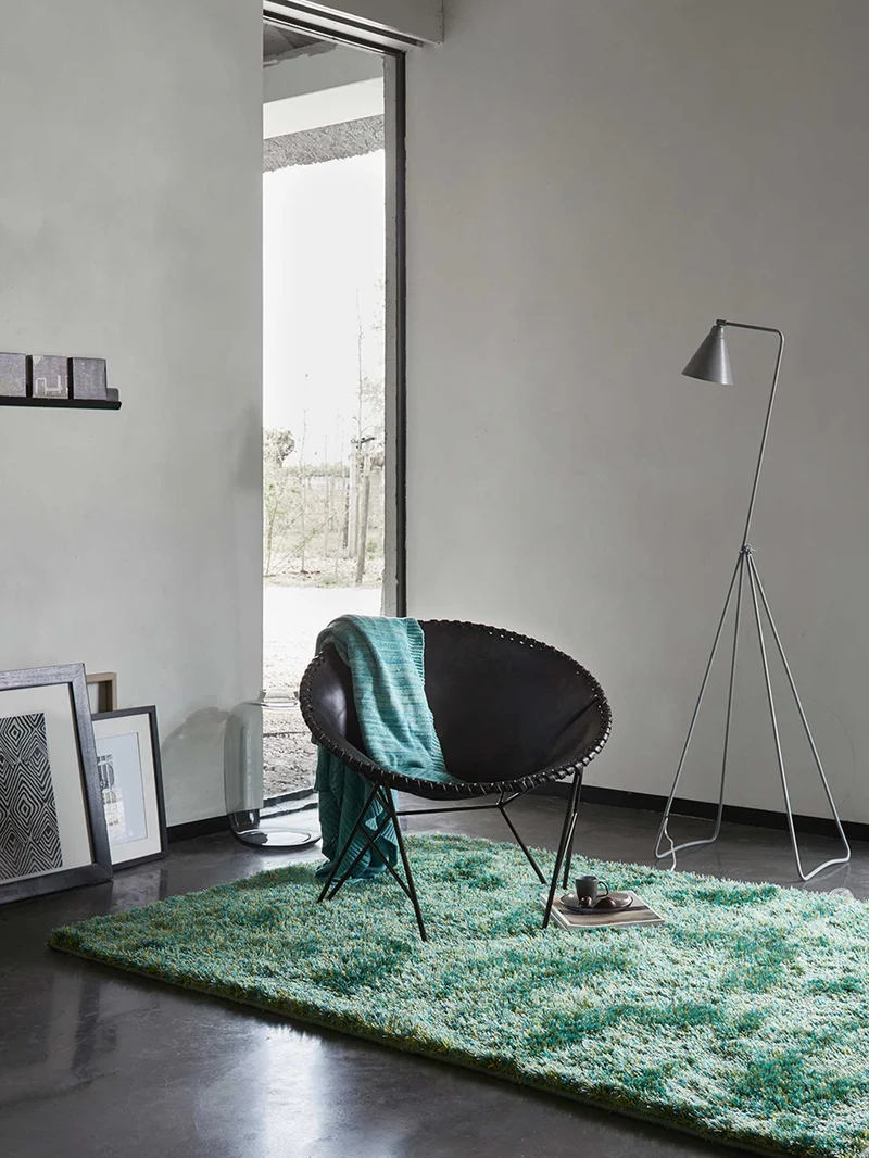 Esprit Hochflor Teppich Grün "New Glamour"