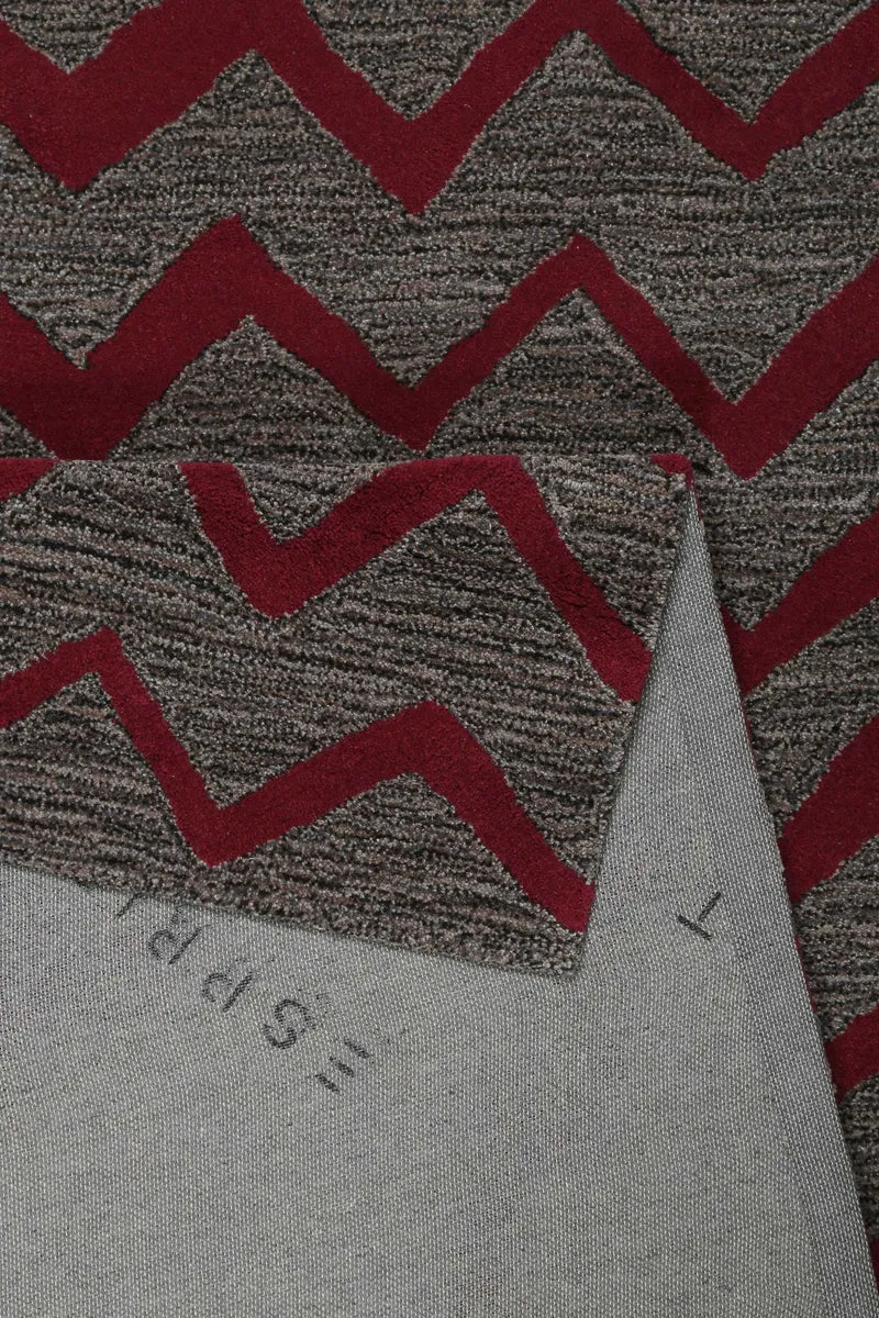 Esprit Teppich Violett Grau Taupe Kurzflor "Kalahari"