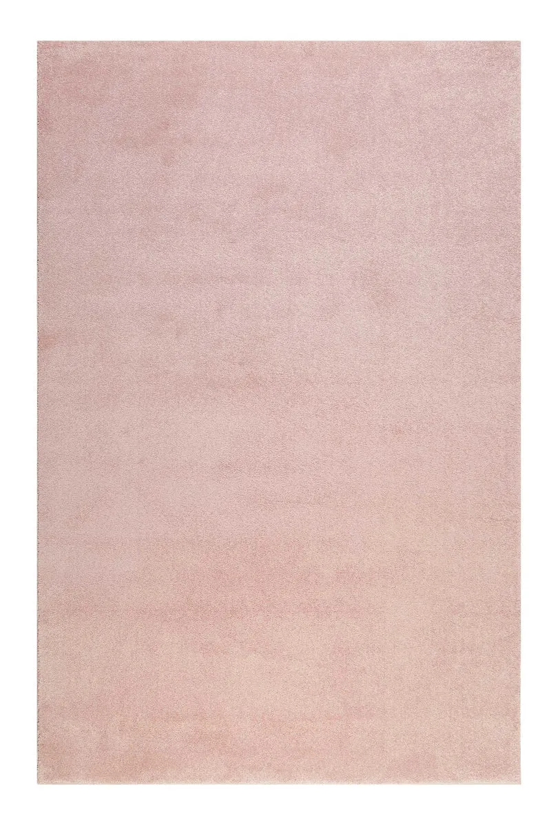 Esprit Teppich Rosa Kurzflor soft und weich "Campus"
