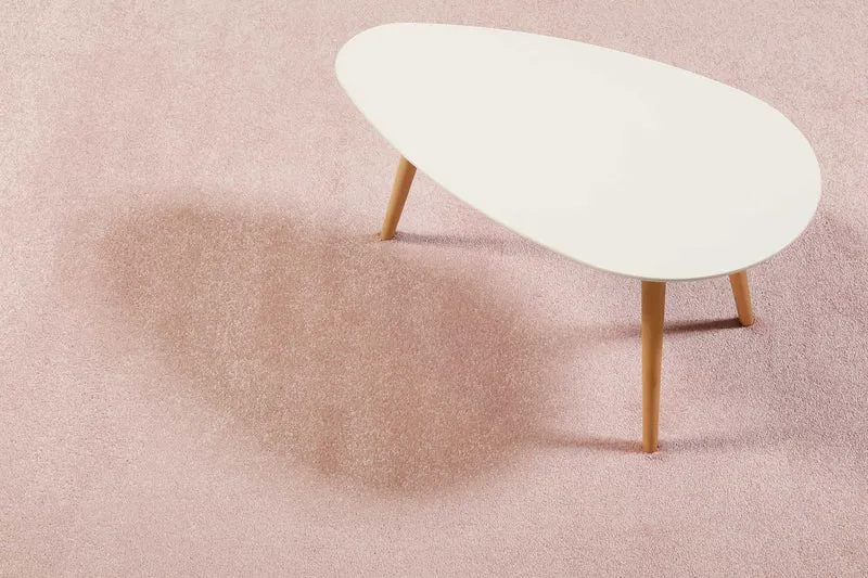Esprit Teppich Rosa Kurzflor soft und weich "Campus"
