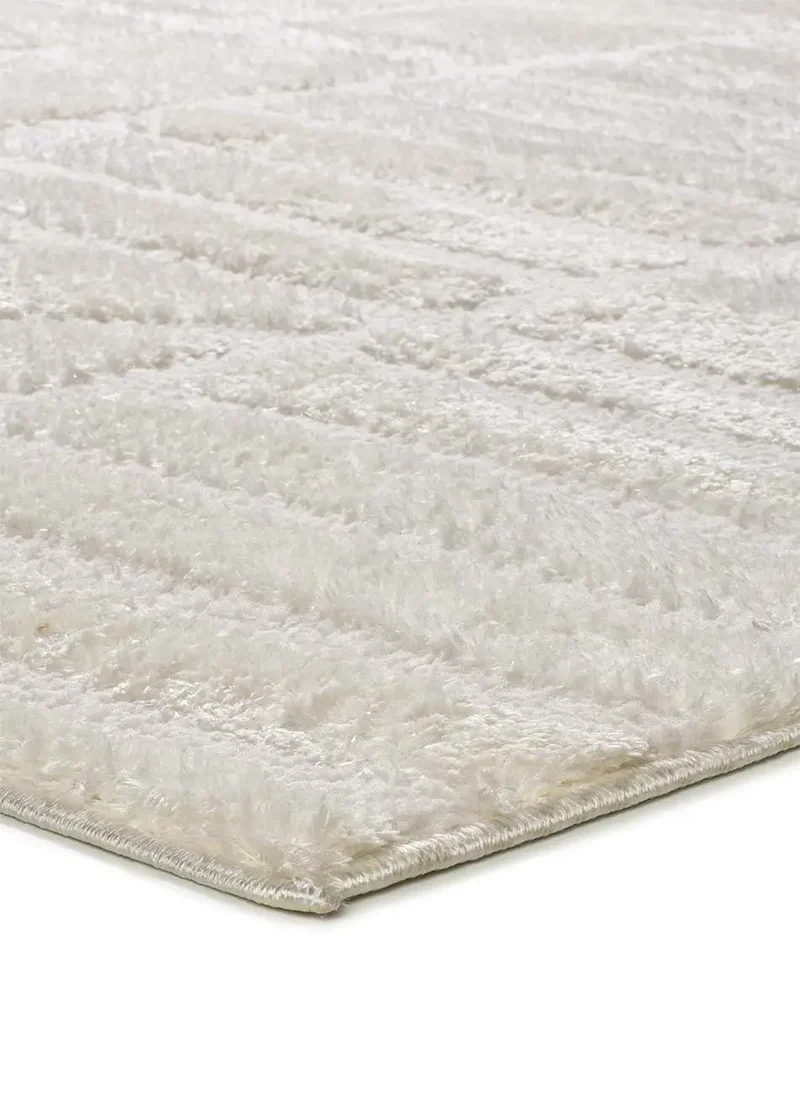 Alfombra de estilo escandinavo Blanche 8630 Blanco