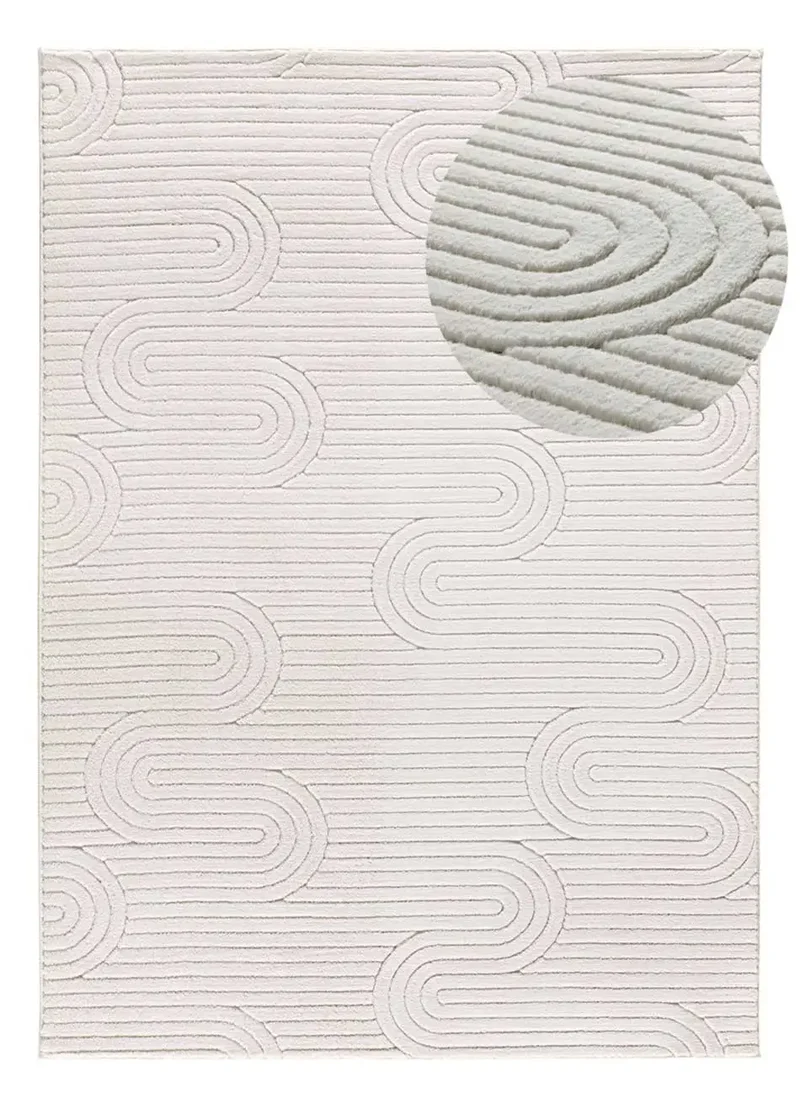 Alfombra Texturas Neutras ESTILO 23062 Crema