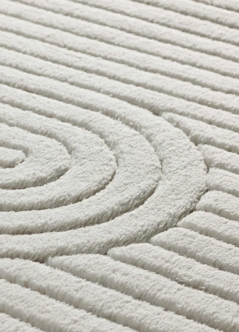 Alfombra Texturas Neutras ESTILO 23062 Crema