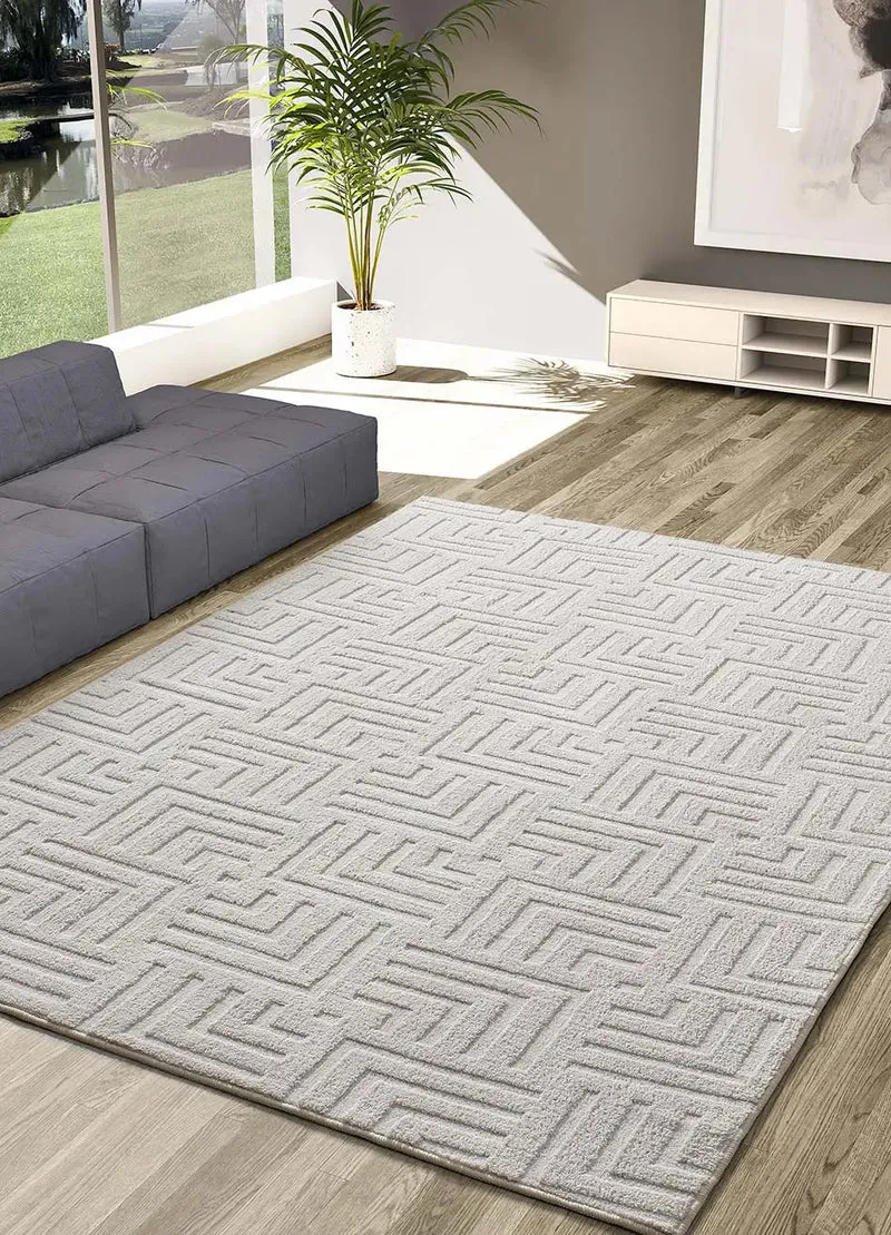 Alfombra Texturas Neutras ESTILO 11070 Crema