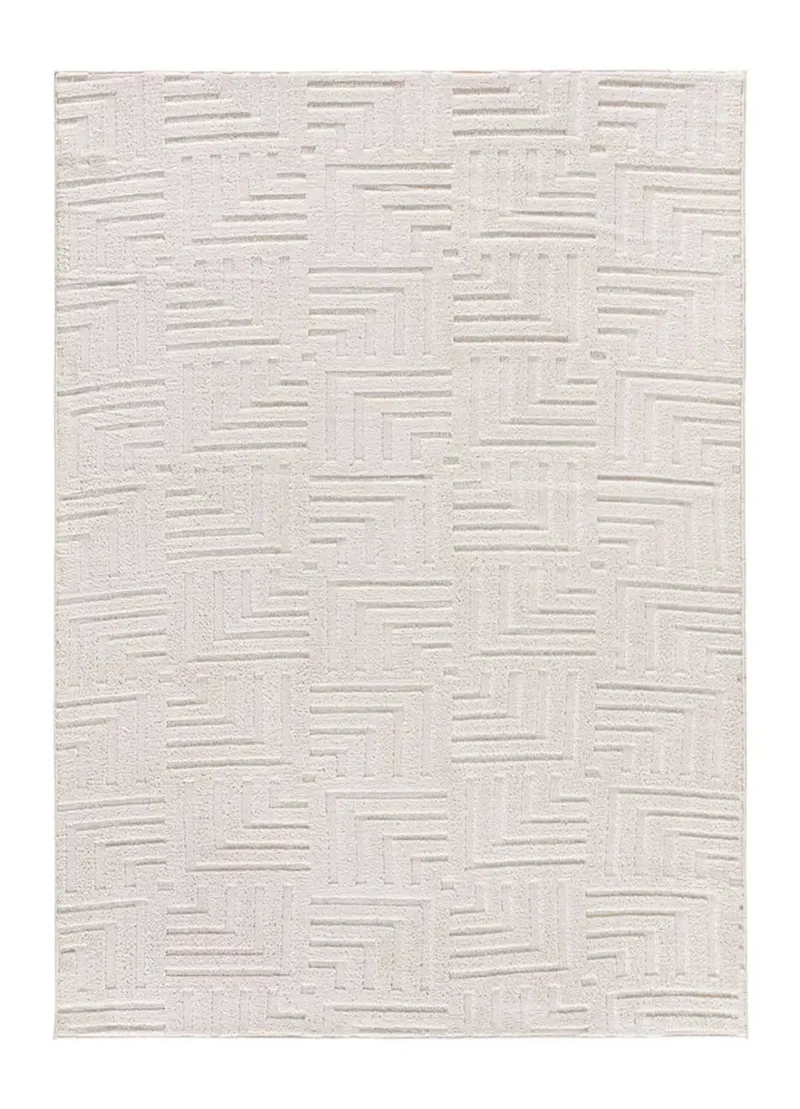 Alfombra Texturas Neutras ESTILO 11070 Crema
