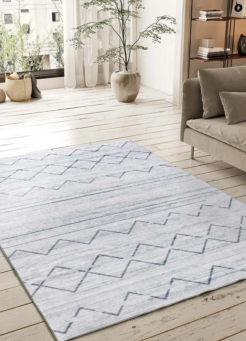 Alfombra estilo étnico impresa CLASS 22066 Gris