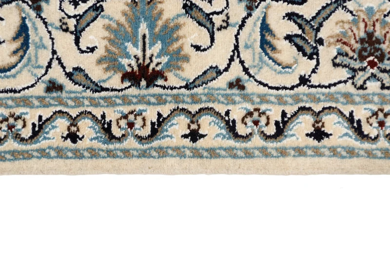 MY-RUG Teppich "Nain Kashmar" Medaillon-Design, Handgeknüpft