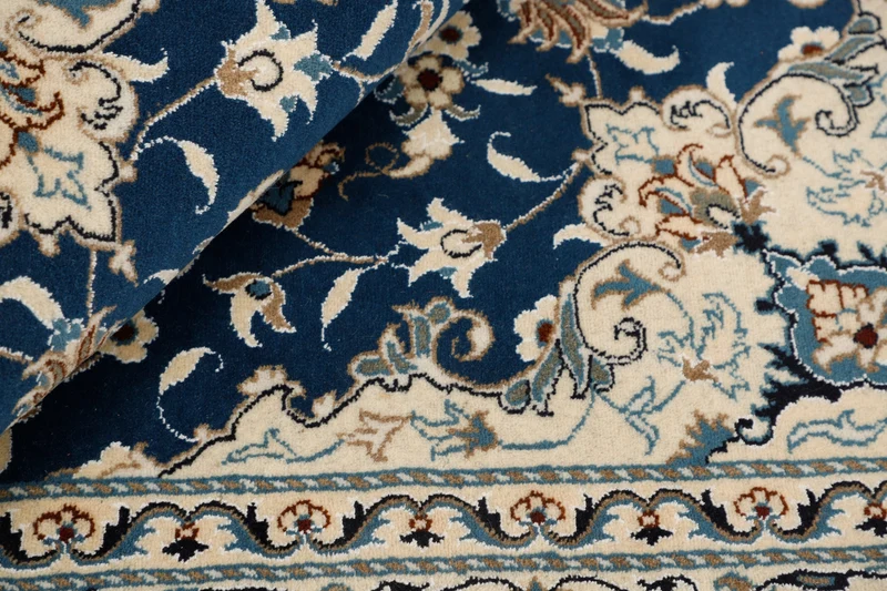 MY-RUG Teppich "Nain Kashmar" Medaillon-Design, Handgeknüpft
