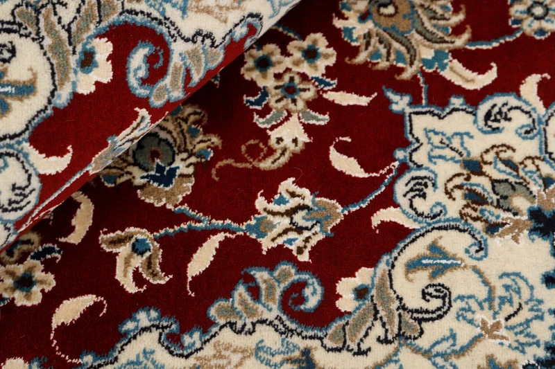 MY-RUG Teppich "Nain Kashmar" Medaillon-Design, Handgeknüpft