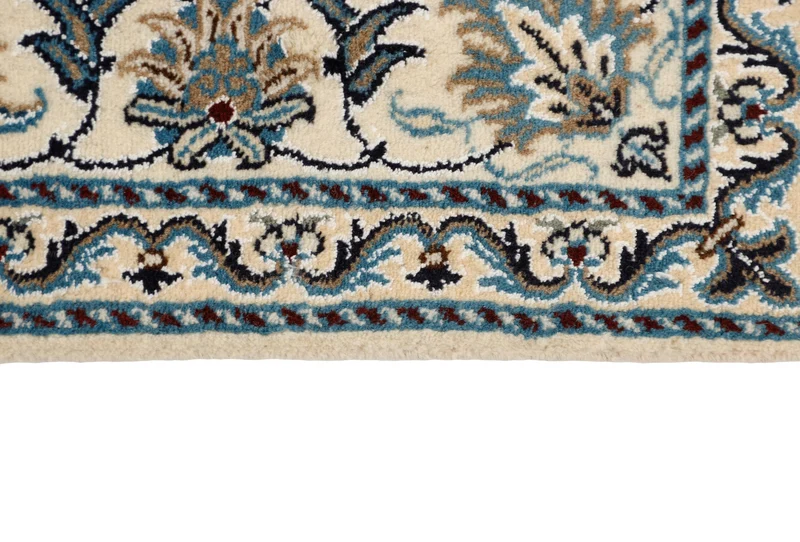 MY-RUG Teppich "Nain Kashmar" Medaillon-Design, Handgeknüpft