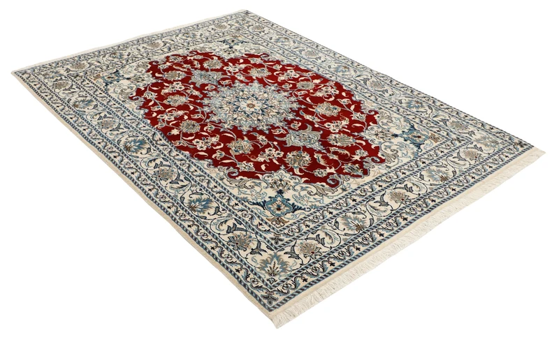 MY-RUG Teppich "Nain Kashmar" Medaillon-Design, Handgeknüpft