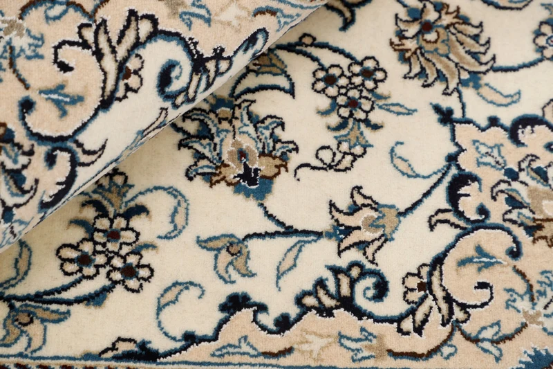 MY-RUG Teppich "Nain Kashmar" Medaillon-Design, Handgeknüpft
