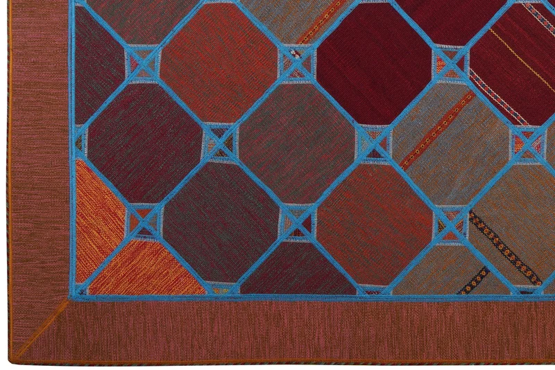 Kelim Tekkeh · Handgewebt – Bunt, 240x171 cm
