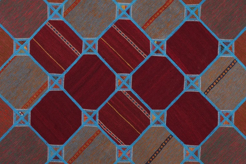 Kelim Tekkeh · Handgewebt – Bunt, 240x171 cm