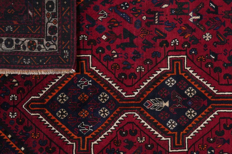 Gashgai · Handgeknüpft – Rot, 297x206 cm