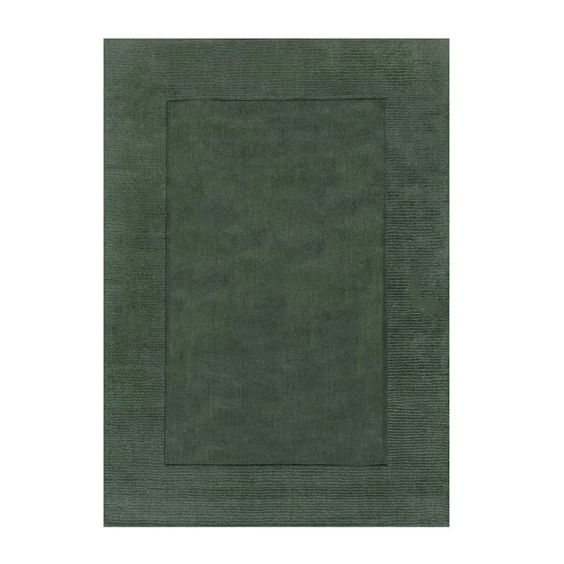 Einfarbiger Teppich - Tuscano Siena Dunkelgrün