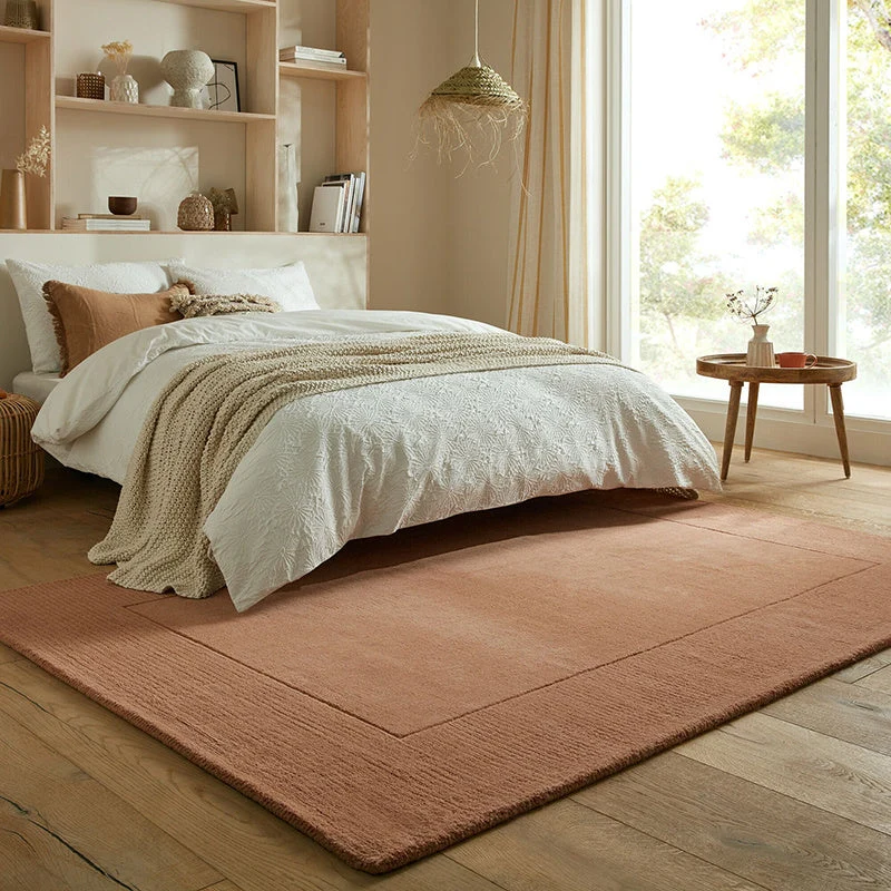 Einfarbiger Teppich - Tuscano Orange