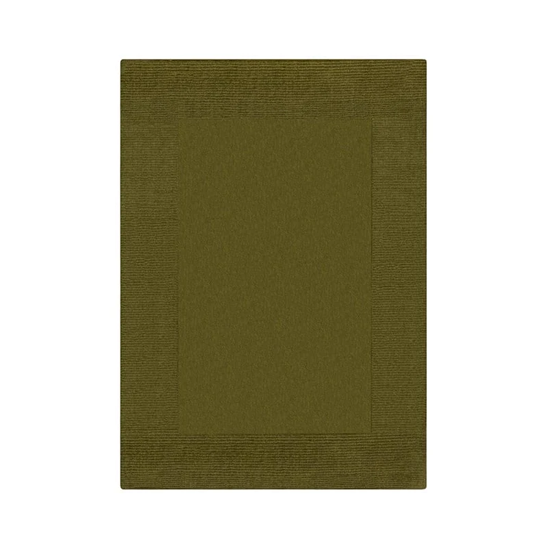 Einfarbiger Teppich - Tuscano Olivgrün