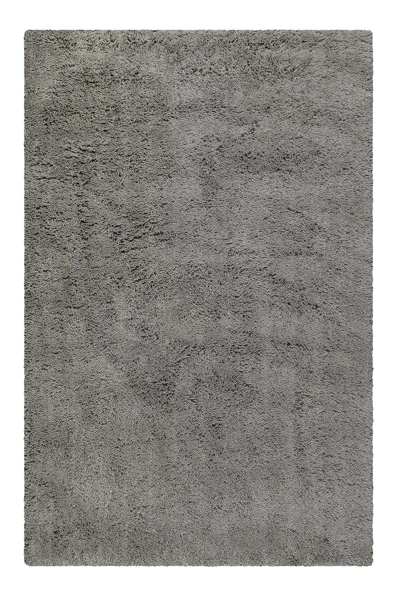 Esprit Wollteppich Shaggy Hellgrau Hochflor "Seattle Shag"