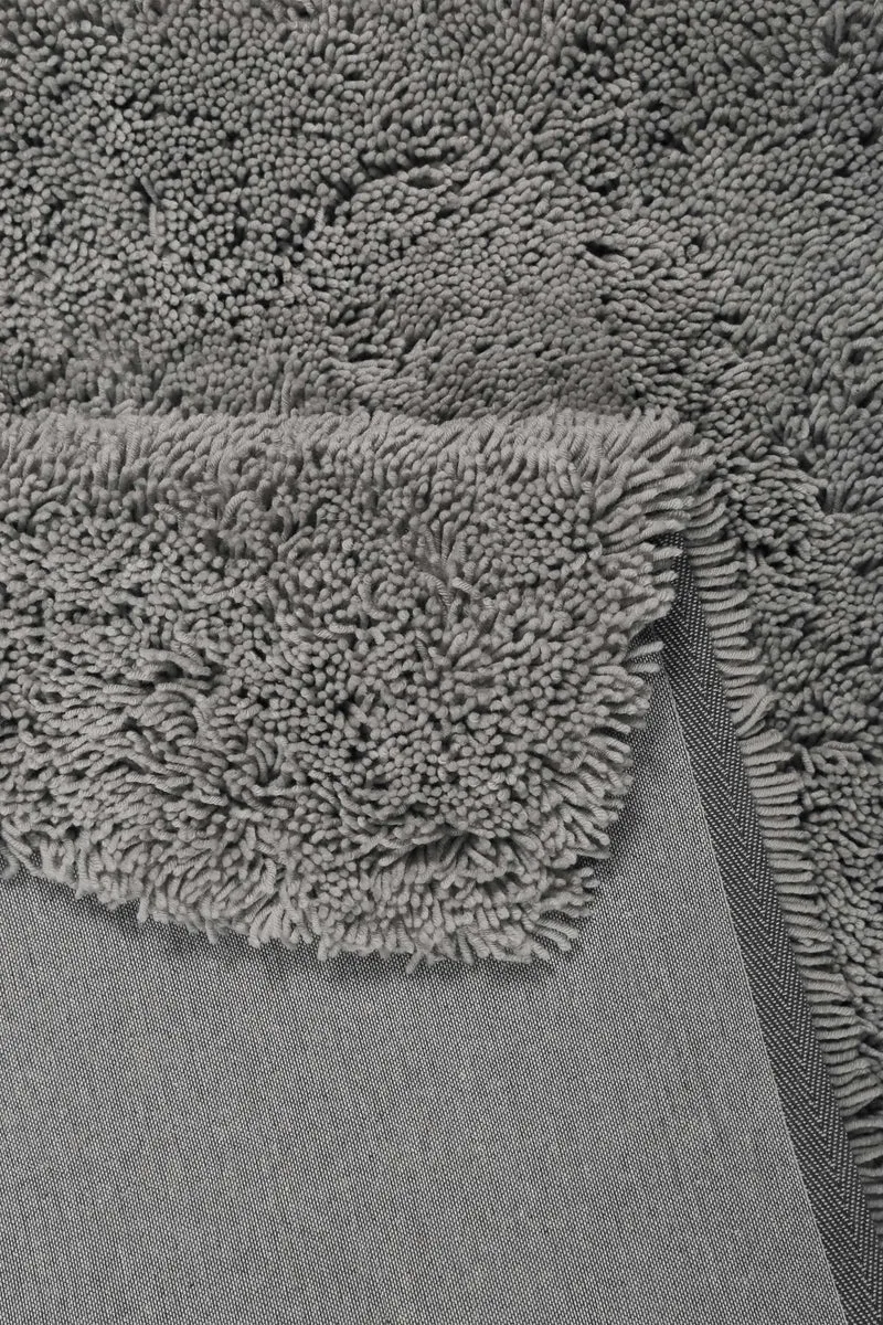 Esprit Wollteppich Shaggy Hellgrau Hochflor "Seattle Shag"