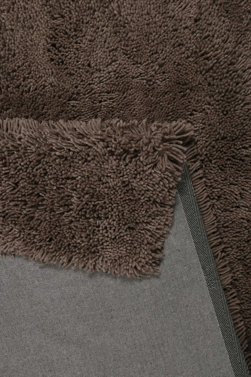 Esprit Wollteppich Shaggy Braun Hochflor "Seattle Shag"