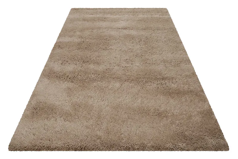 Esprit Wollteppich Shaggy Sand Beige Hochflor "Seattle Shag"
