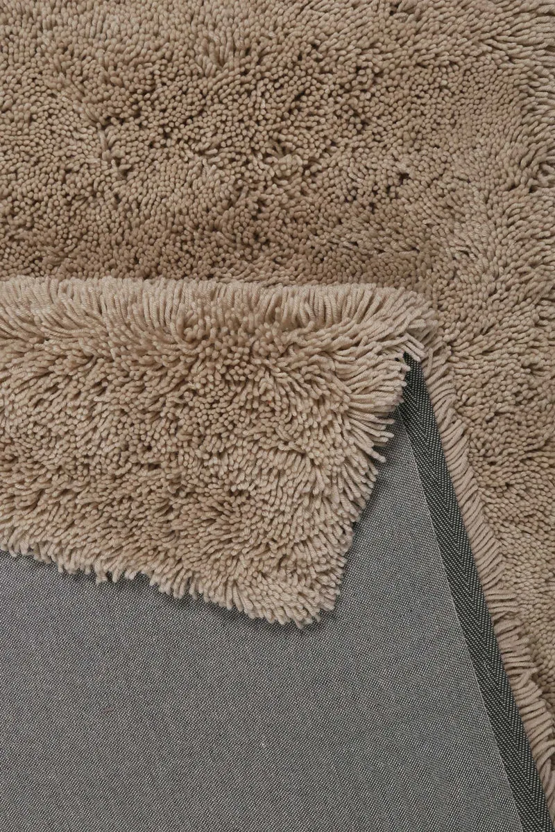 Esprit Wollteppich Shaggy Sand Beige Hochflor "Seattle Shag"