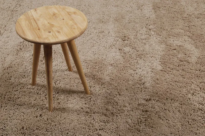 Esprit Wollteppich Shaggy Sand Beige Hochflor "Seattle Shag"