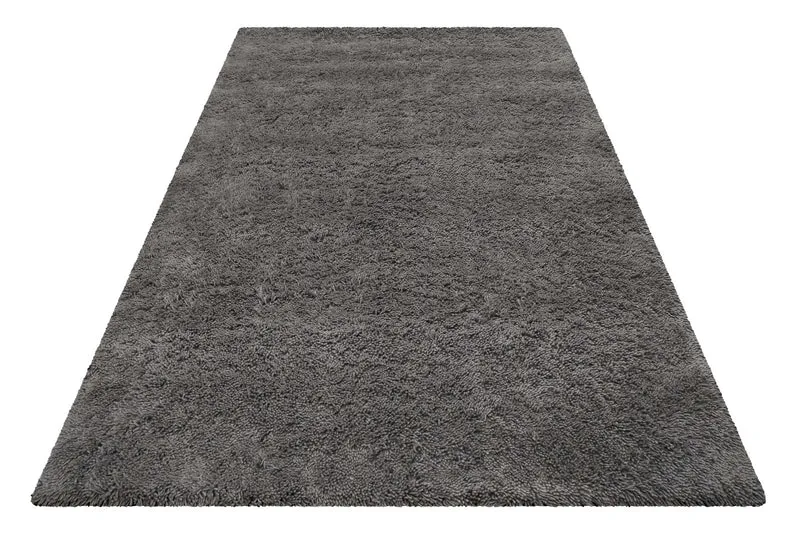 Esprit Wollteppich Shaggy Grau Hochflor "Seattle Shag"