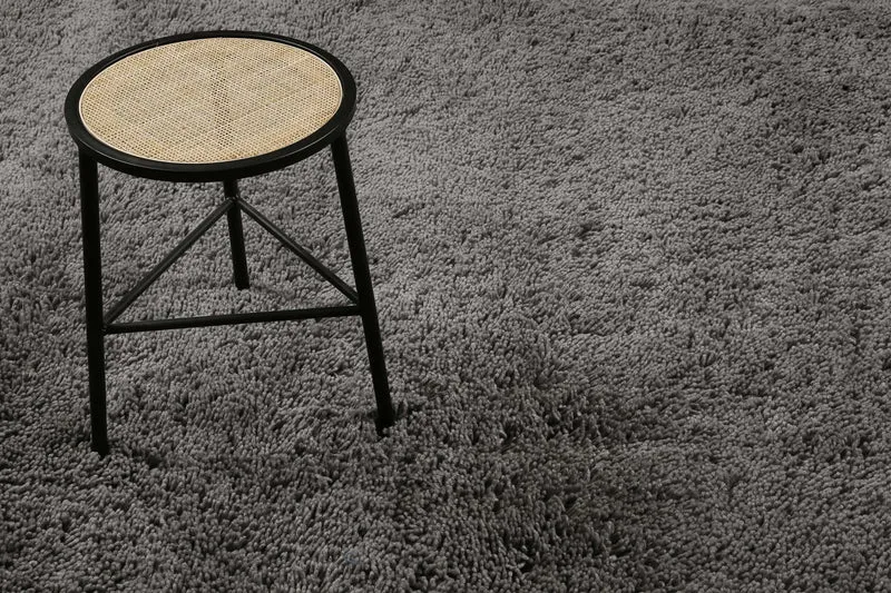 Esprit Wollteppich Shaggy Grau Hochflor "Seattle Shag"