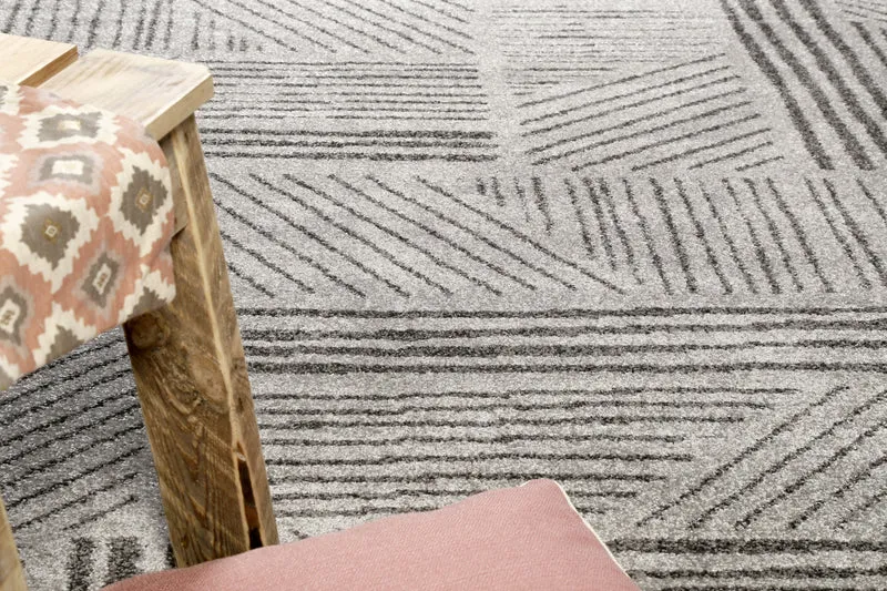 ESPRIT Webteppich grau "Scribble"