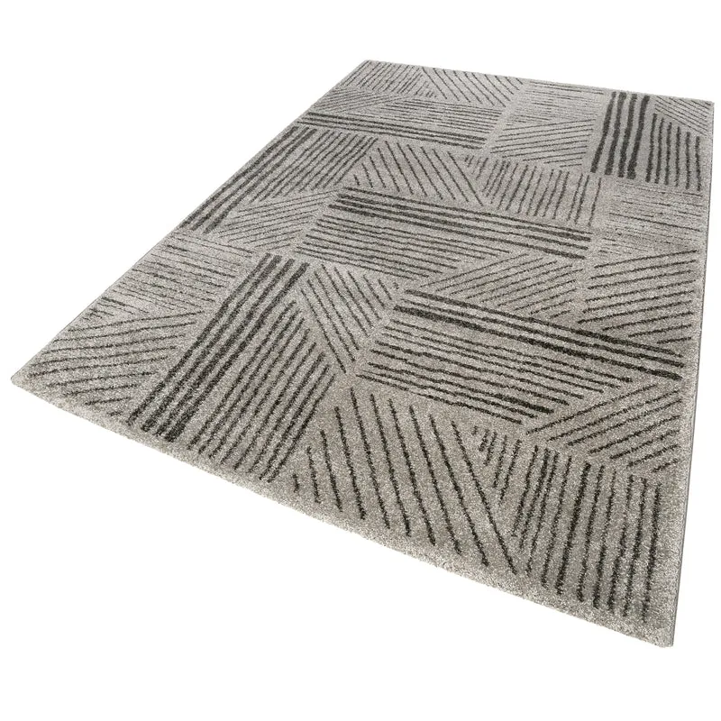 ESPRIT Webteppich grau "Scribble"