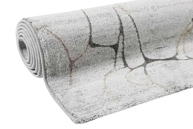 Teppich beige grau = greige "Solo Fields" WECONhome