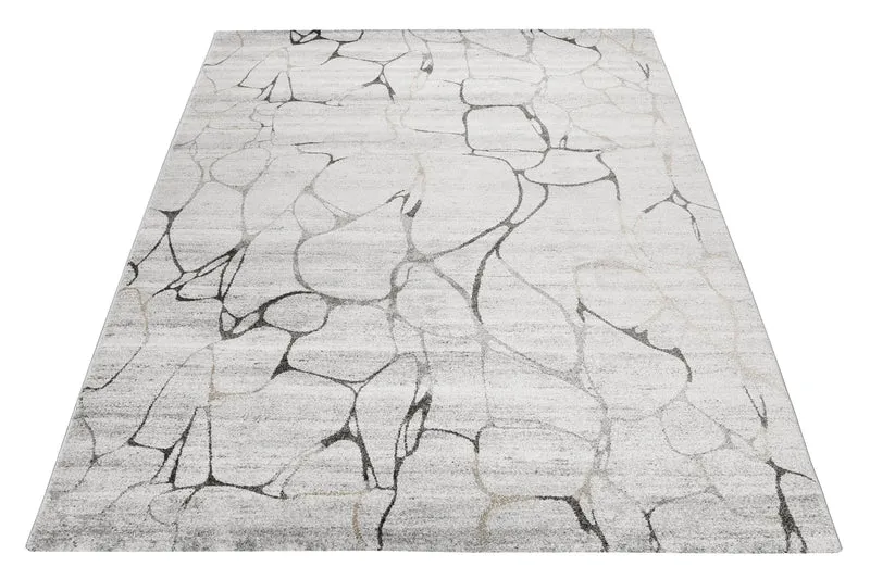 Teppich beige grau = greige "Solo Fields" WECONhome