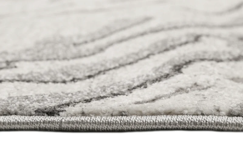 Webteppich creme weiß grau "Forest" WECONhome