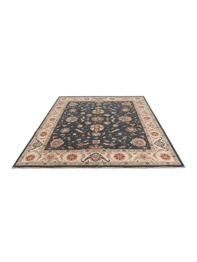 Ziegler Teppich 254x293cm - Orientteppich - dunkelblau