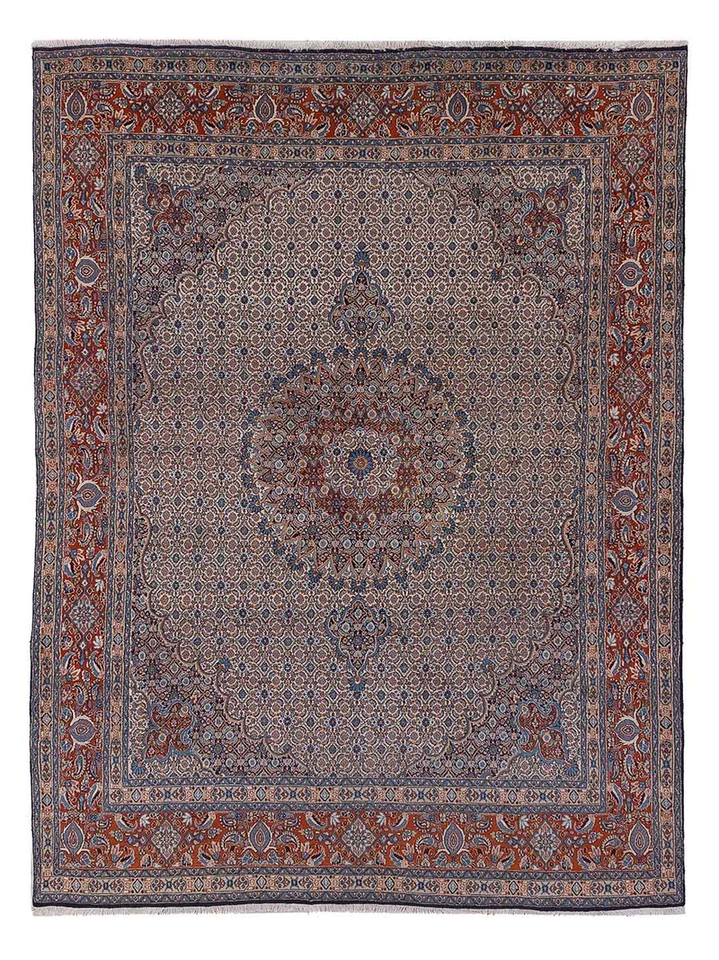 Moud Teppich 240x340cm - Perserteppich - hellbraun